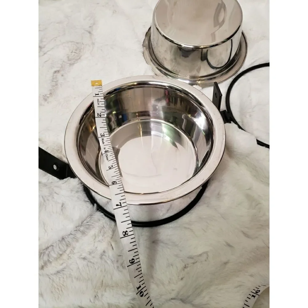 NWOT Wall Mounted Dog Bowls (2)